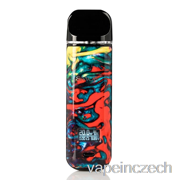 Smok Novo X 25w Pod System 7barevný Pryskyřičný Vape Bez Nikotinu